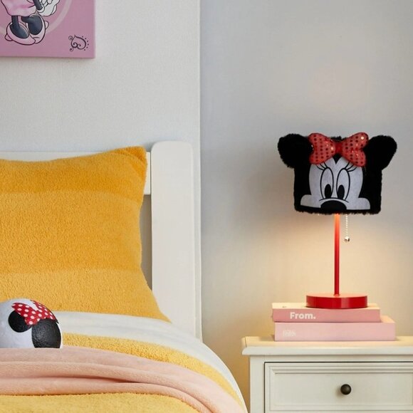 DISNEY'S Minnie Mouse Stick Lamp with Plush Shade - Picture 6 of 6